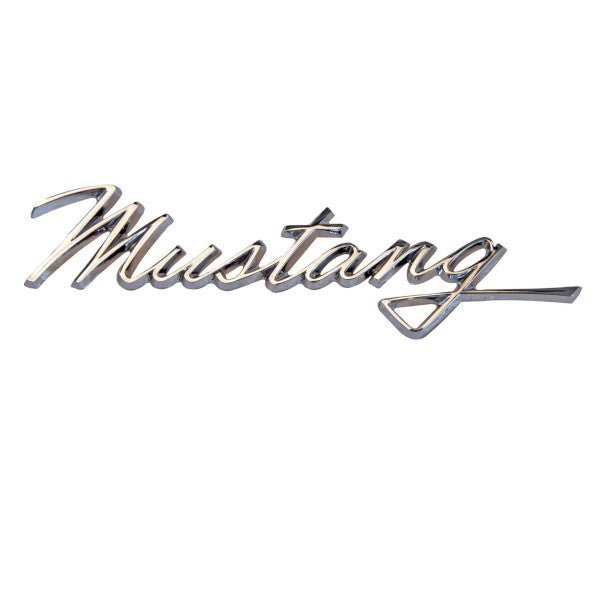 Mustang Fender Script Emblem 1968
