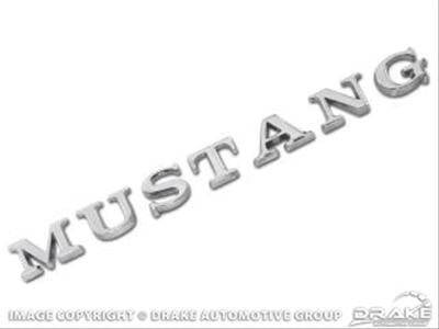 Mustang Letters Fender/Trunk Emblem 65-72