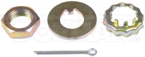 Mustang Front Hub Spindle Nut and Retaining Washer 3/4-16 Thread