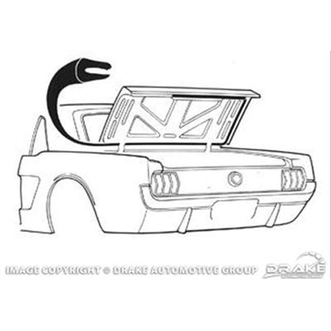 Mustang Trunk/Boot Seal Coupe/Convertible 64-70